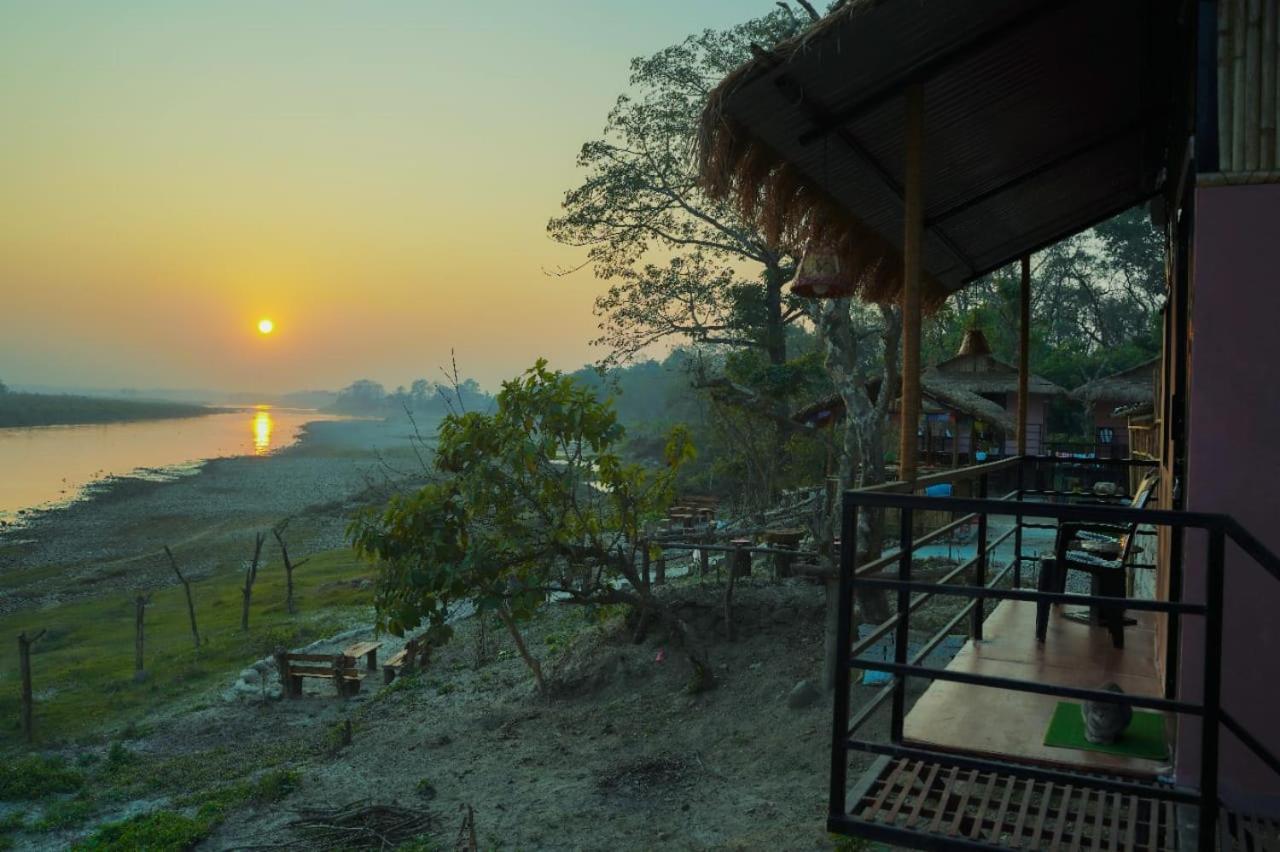 Bamby Chilling House - Feel The Nature Sauraha Exteriör bild