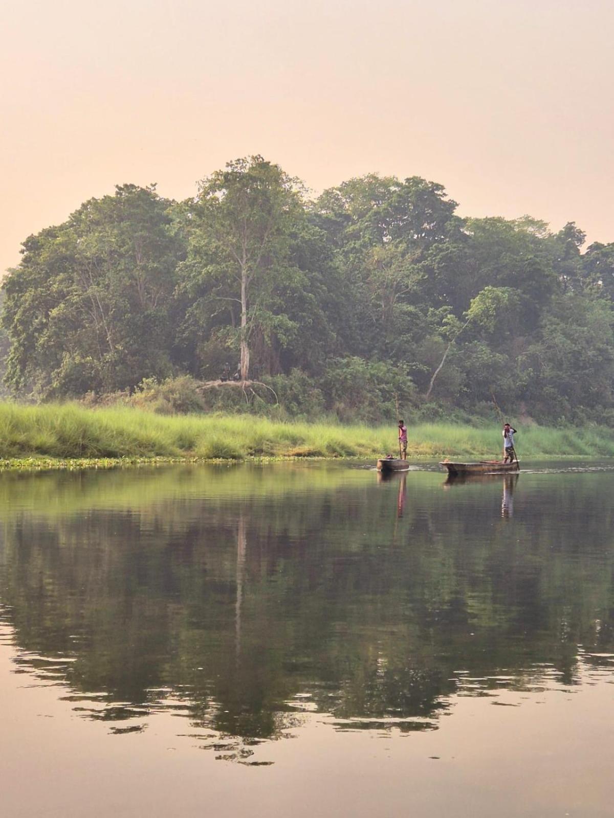 Bamby Chilling House - Feel The Nature Sauraha Exteriör bild
