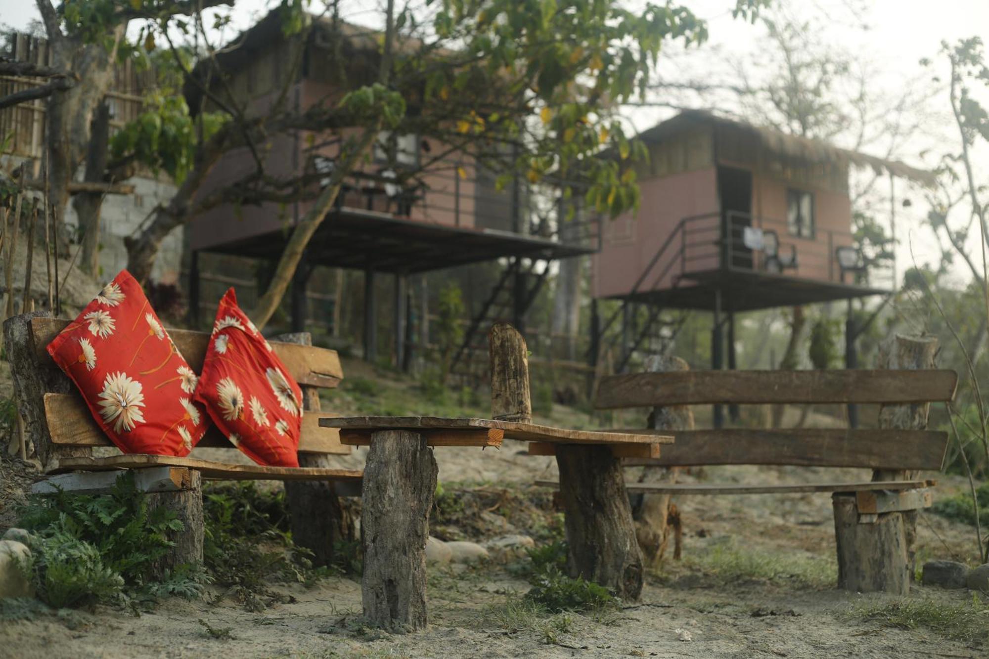 Bamby Chilling House - Feel The Nature Sauraha Exteriör bild
