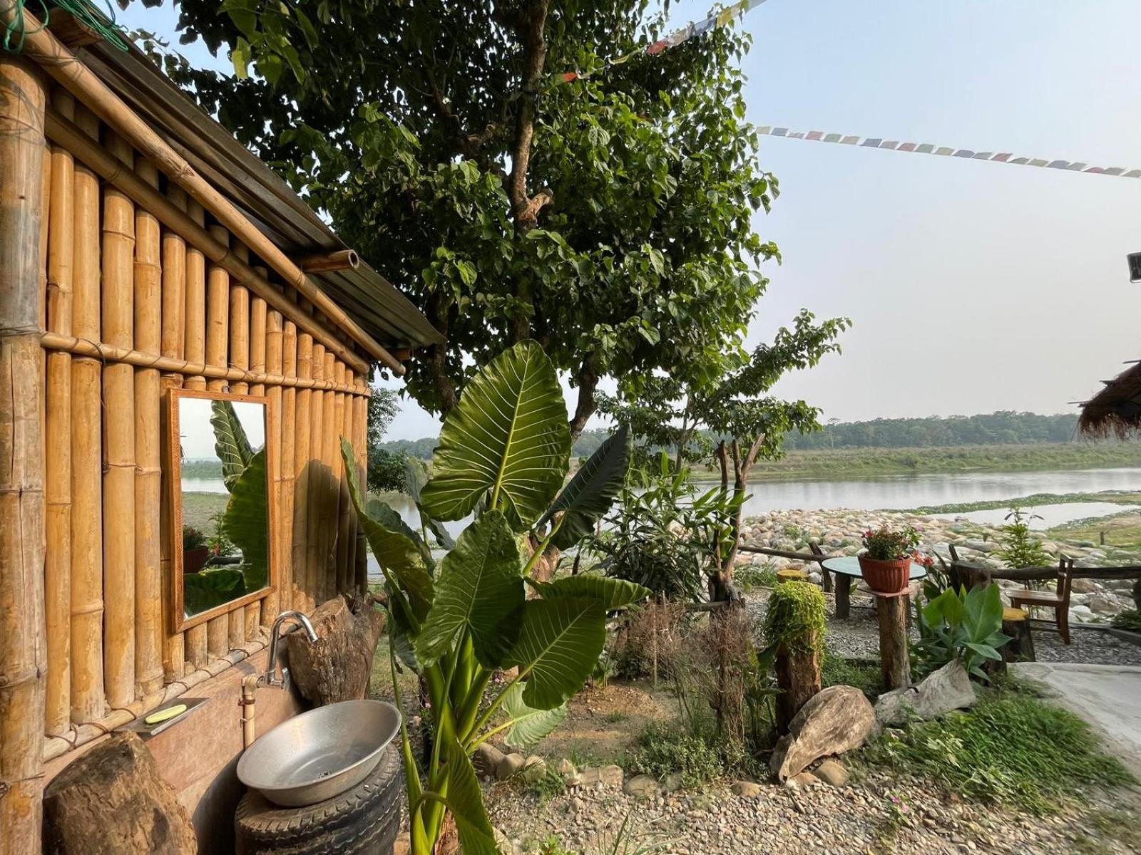 Bamby Chilling House - Feel The Nature Sauraha Exteriör bild